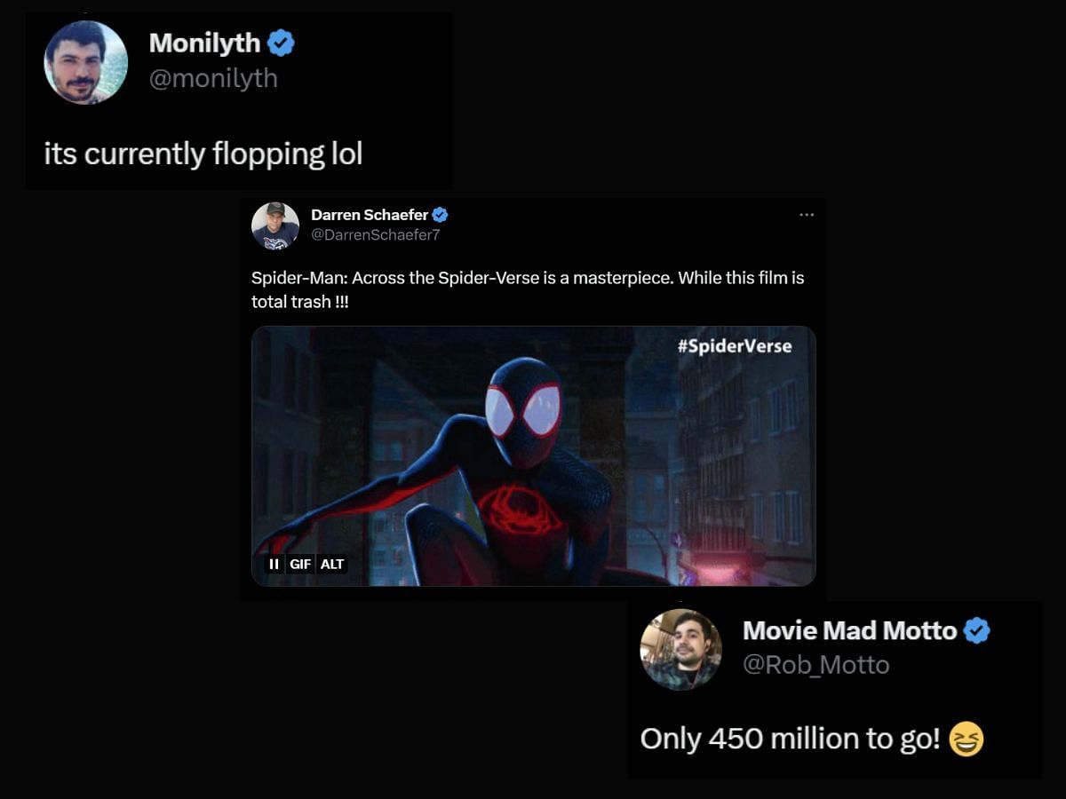 Fans react to the film's box office collection (Image via Twitter/Sportskeeda)